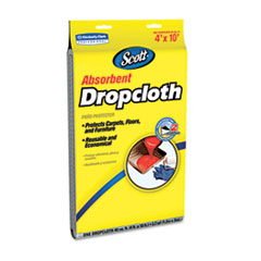 MotivationUSA * Scott Absorbent Dropcloths, 4 x 10, White, 6/Carton at Sears.com