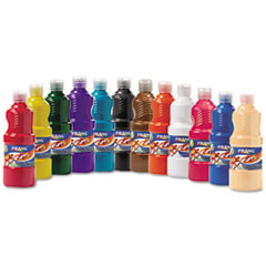 MotivationUSA * Ready-to-Use Tempera Paint, 12 Assorted Colors, 16 oz, 12/Pack at Sears.com