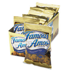 MotivationUSA * Famous Amos Cookies, Chocolate Chip, 2oz Snack Pack, 8 Packs/Box at Sears.com