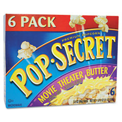 MotivationUSA * Microwave Popcorn, Movie Theater Butter, 3.5 oz Bags, 6 Bags/Box at Sears.com