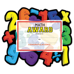 MotivationUSA * Motivations Numbers "Math" Certificate Award Kit and Holder, 8.5 X 5.5 at Sears.com
