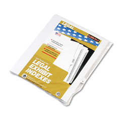 MotivationUSA * 80000 Series Legal Index Dividers, Side Tab, Printed "R", White, 25/Pa at Sears.com