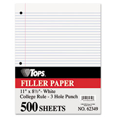 MotivationUSA * Filler Paper, 16-lb., 11 x 8-1/2, College Rule, White, 500 Sheets/Pack at Sears.com
