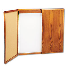 MotivationUSA * Wood Conference Room Cabinet, Dry Erase/Cork Boards, 48 x 5 x 48, Medi at Sears.com