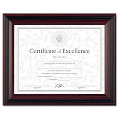 MotivationUSA * Desk/Wall Photo Frame, Wood, 8-1/2 x 11, Rosewood/Black at Sears.com
