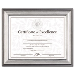 MotivationUSA * Photo Frame, Easel Back, Desk/Wall, Wood, 8-1/2 x 11, Charcoal/Nickel- at Sears.com