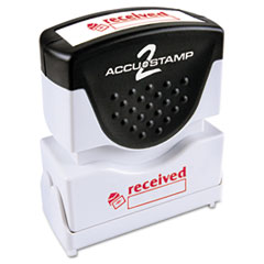 MotivationUSA * Accustamp2 Shutter Stamp with Microban, Red, RECEIVED, 1 5/8 x 1/2 at Sears.com