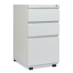 MotivationUSA * 3-Drawer Mobile Pedestal File W/ Full-Length Pull, 14-7/8w x 19-1/8d, at Sears.com