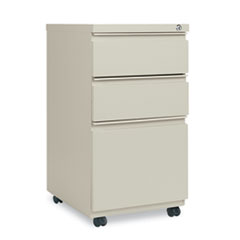 MotivationUSA * Three-Drawer Mobile Pedestal File W/ Full-Length Pull, 14-7/8w x 19-1/ at Sears.com