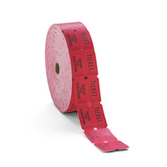 MotivationUSA * Consecutively Numbered Double Ticket Roll, Red, 2000 Tickets/Roll at Sears.com
