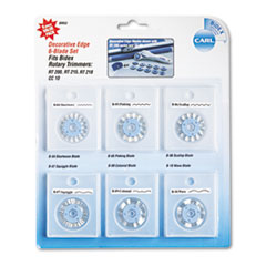 MotivationUSA * Bidex Replacement Blades for Rotary Trimmers, Assorted Cuts, 6/Set at Sears.com