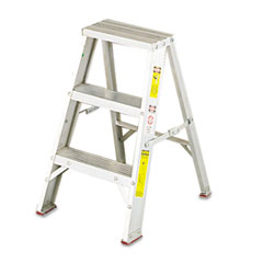 MotivationUSA * #429 Aluminum Two-Step Stool w/Side Locks, 16-3/8w x 20 Spread x 24h at Sears.com