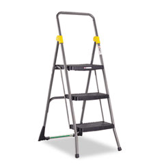 MotivationUSA * Commercial 3-Step Folding Step Stool, 300lb Duty, 20-1/2wx32-5/8dx52-1 at Sears.com