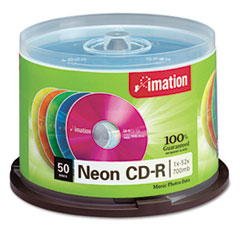 MotivationUSA * CD-R Discs, 700MB/80min, 40x, Spindle, Assorted Neon, 50/Pack at Sears.com