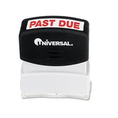 MotivationUSA * Message Stamp, PAST DUE, Pre-Inked/Re-Inkable, Red at Sears.com