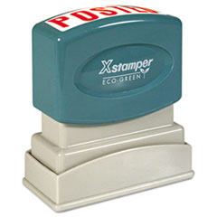 MotivationUSA * Pre-Inked Stamp, POSTED, Red at Sears.com