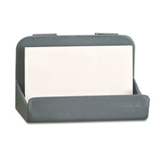 MotivationUSA * Recycled Plastic Cubicle Business Card Holder, 4 x 2 1/4 x 2 3/8, Char at Sears.com