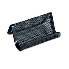 MotivationUSA * Mesh Metal Business Card Holder, 50 2 1/4 x 4 cards, Black at Sears.com