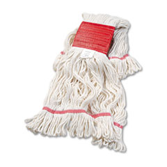 MotivationUSA * Super Loop Wet Mop Head, Cotton/Synthetic, Large Size, White at Sears.com