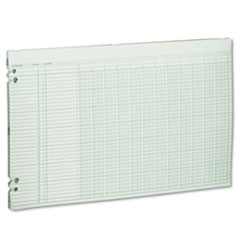 MotivationUSA * Accounting Sheets, 12 Columns, 11 x 17, 100 Loose Sheets/Pack, Green at Sears.com
