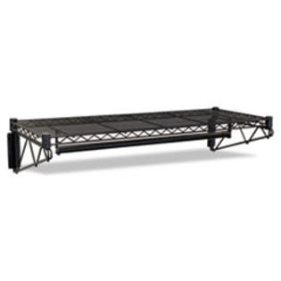 MotivationUSA * Steel Wire Wall Shelf Rack, 36w x 18-1/2d x 7-1/2h, Black MotivationUSA * Steel Wire Wall Shelf Rack, 36w x 18-1/2d x 7-1/2h, Black