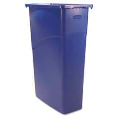 MotivationUSA * Slim Jim Waste Receptacle, Rectangular, Plastic, 23 gal MotivationUSA * Slim Jim Waste Receptacle, Rectangular, Plastic, 23 gal