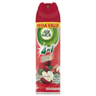 Airwick MEGA-SIZE 4 in 1 Aerosol Air Freshener, 18oz Aerosol, Apple Cinnamon Medley Airwick MEGA-SIZE 4 in 1 Aerosol Air Freshener, 18oz Aerosol, Apple Cinnamon Medley