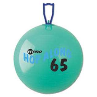 Champion Sports * FitPro Hop Along Pon Pon Ball, 65cm, Green Champion Sports * FitPro Hop Along Pon Pon Ball, 65cm, Green