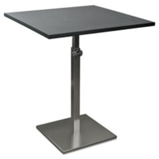 COU - Height-Adjustable Bistro Table, 31-1/2w x 31-1/2d x 30 to 43-1/2h, Black COU - Height-Adjustable Bistro Table, 31-1/2w x 31-1/2d x 30 to 43-1/2h, Black