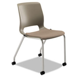 COU - Motivate Seating Upholstered 4-Leg Stacking Chair, Shadow/Morel/Platinum, 2/CT COU - Motivate Seating Upholstered 4-Leg Stacking Chair, Shadow/Morel/Platinum, 2/CT