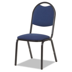 COU - Fabric Upholstered Stack Chair, 18w x 22d x 35-1/2h, Sedona Blue/Black, 4/Carton COU - Fabric Upholstered Stack Chair, 18w x 22d x 35-1/2h, Sedona Blue/Black, 4/Carton