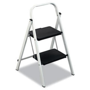 MotivationUSA * QS2 Quick Step Steel 2-Step Folding Stool, 11 3/4w x 18 Spread x 24 3/4h MotivationUSA * QS2 Quick Step Steel 2-Step Folding Stool, 11 3/4w x 18 Spread x 24 3/4h