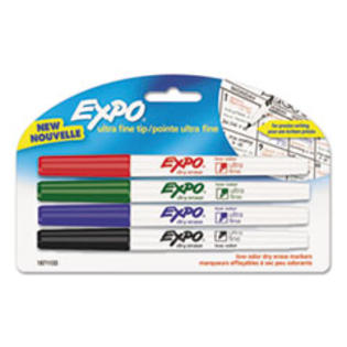 MotivationUSA * Low-Odor Dry-Erase Marker, Ultra Fine Point, Assorted, 4/Pack MotivationUSA * Low-Odor Dry-Erase Marker, Ultra Fine Point, Assorted, 4/Pack
