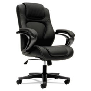 COU ** VL402 Series Mid-Back Managerial Chair, Black Vinyl COU ** VL402 Series Mid-Back Managerial Chair, Black Vinyl