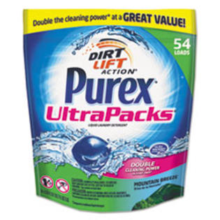 Purex Ultrapacks Liquid Laundry Detergent, Mountain Fresh, 54/Pack Purex Ultrapacks Liquid Laundry Detergent, Mountain Fresh, 54/Pack