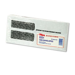 COU ** Double Window Tax Form Envelope for 1099 Interest Forms,8-3/8x3-7/8,24 at Sears.com