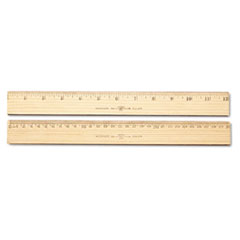 COU ** Wood Ruler, Metric and 1/16" Scale with Single Metal Edge, 30 cm at Sears.com