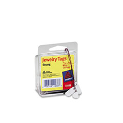 COU ** Jewelry Tags, Paper, 13/16 x 3/8, White, 100/Pack at Sears.com