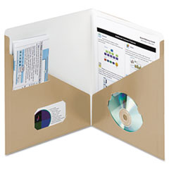 COU ** Contemporary Classics Two-Pocket Folder, 11 x 8-1/2, Latte, 25/Box at Sears.com