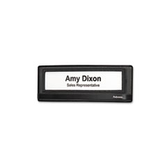 COU ** Mesh Partition Additions Nameplate, 9 1/4"w x 1 7/8"d x 3 3/8"h, Black at Sears.com