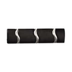 COU ** Designer Wall Rack, Black, Wood, Wall-Mounted, 3 Hooks at Sears.com