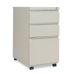 COU ** Three-Drawer Mobile Pedestal File With Full-Length Pull, 14-7/8w x 23 at Sears.com