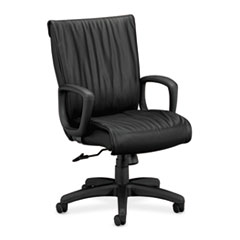 COU ** Ampere Leather Executive Seating, Black Leather, Plastic Base at Sears.com