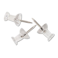COU ** Plastic Head Push Pins, Plastic, Clear, 3/8", 100/Box at Sears.com