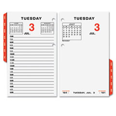 COU ** Two-Page-Per-Weekday Calendar Refill, 3 1/2" x 6", 2013 at Sears.com