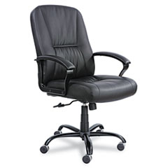 COU ** Serenity Big & Tall High-Back Chair, Black Leather at Sears.com