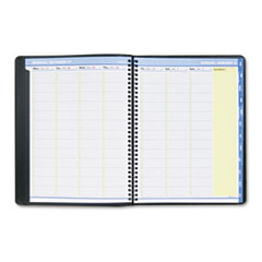 COU ** QuickNotes Recycled Weekly/Monthly Appointment Book, Black, 8 1/4 x 10 at Sears.com