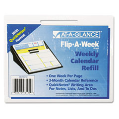 COU ** Flip-A-Week Desk Calendar Refill with QuickNotes Format, 5 5/8" x 7", at Sears.com