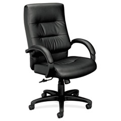 COU ** VL690 Series Executive High-Back Leather Chair, Black Leather at Sears.com