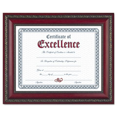 COU ** World Class Document Frame w/Certificate, Rosewood, 8 1/2 x 11" at Sears.com